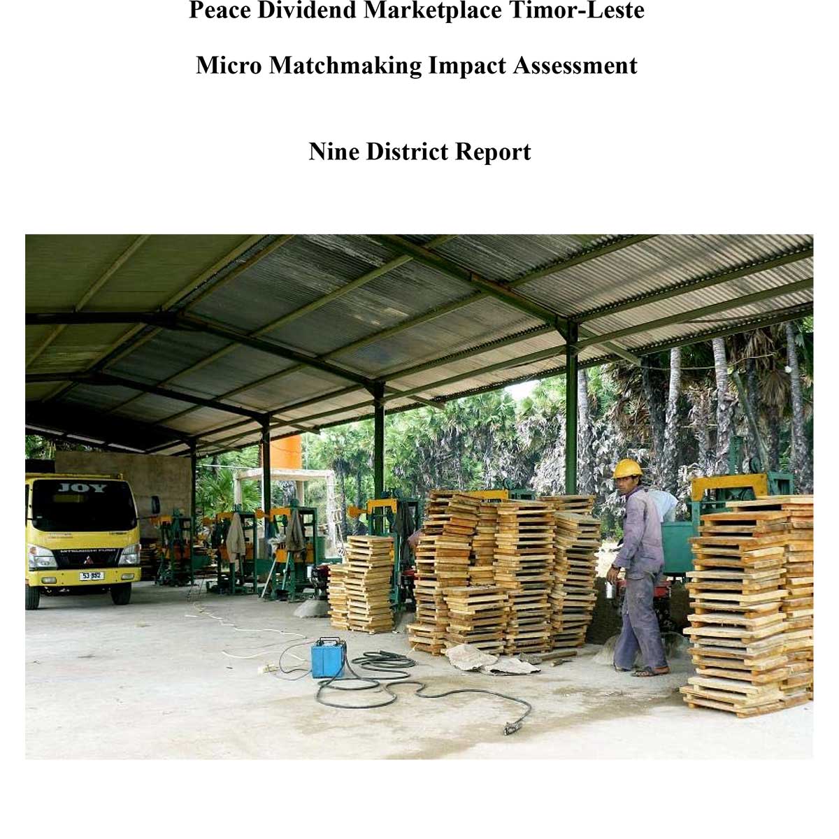 Timor-Leste Micro Matchmaking Impact Assessment (2011)